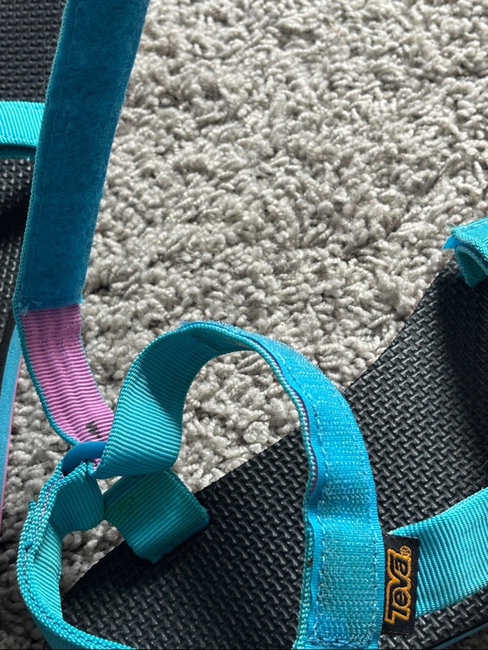 Teva Original Universal Turquoise Strappy Sandals - Picture 10 of 12